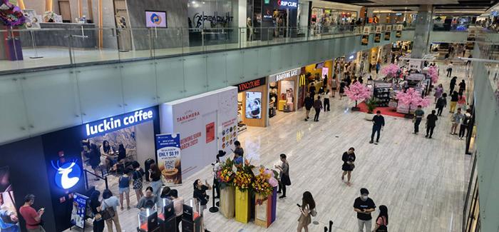 瑞幸滨海广场门店。图源:采访对象供图