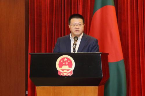 驻孟加拉国大使姚文出席使馆举办的“相聚斋月·读懂中国”青年交流会