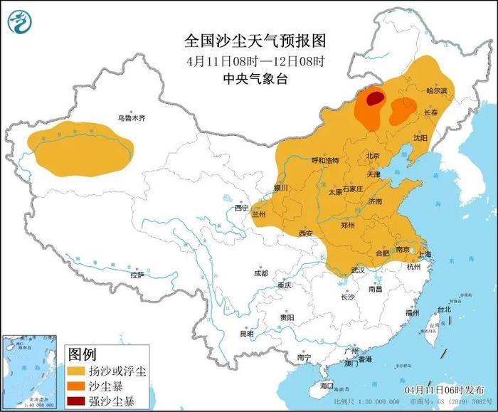 全国18省份有扬沙浮尘天气，内蒙古中部局地有强沙尘暴！为何今年沙尘如此频繁？