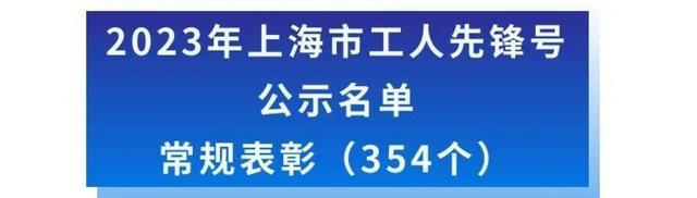 2023年上海市五一劳动奖候选对象正在公示！来看都有谁