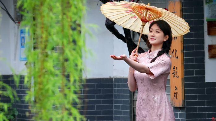 清明时节 杏花春雨 济南变成诗意之城