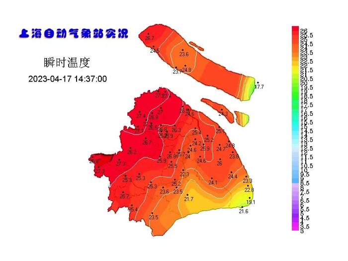 上海明天最高温31℃、傍晚转雨  隔壁杭州热到打破同期记录