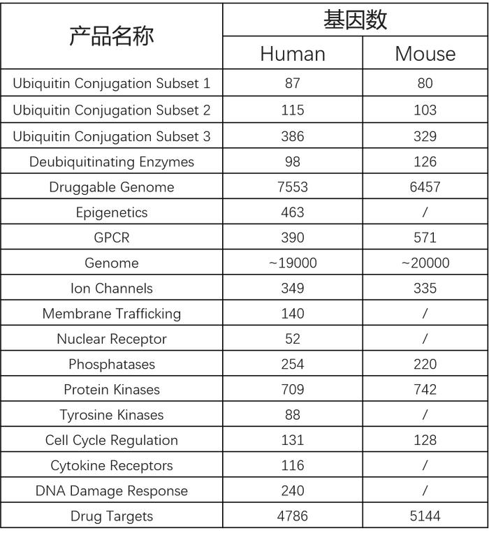 如何快速启动siRNA文库筛选