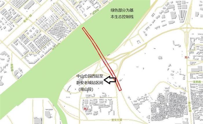 市规划和自然资源局南山管理局关于深圳市城市轨道交通20号线二期（南山段）工程涉及占用基本生态控制线的公示