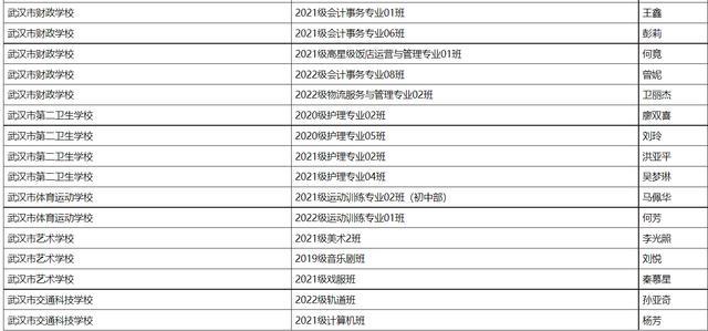 优秀！武汉市中等职业学校这些学生和班集体获市级荣誉