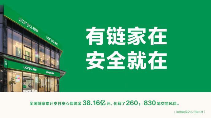 累计38.16亿元超26万单，链家真金白银保障用户房产交易安全