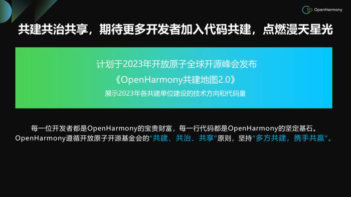 OpenHarmony开发者大会2023召开，致谢六家百人代码贡献单位
