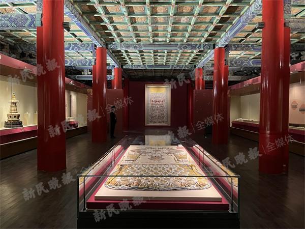 “祥开万象—故宫与西藏文物联展”展出阎立本《步辇图》、赵孟頫《帝师胆巴碑卷》书画真迹