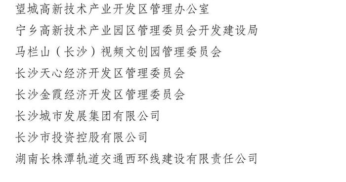 关于2022年度长沙市“产业升级 项目攻坚”先进集体和先进个人拟表彰对象的公示