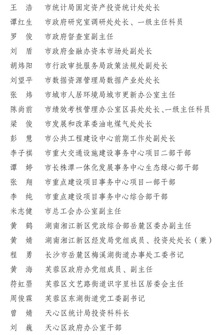 关于2022年度长沙市“产业升级 项目攻坚”先进集体和先进个人拟表彰对象的公示