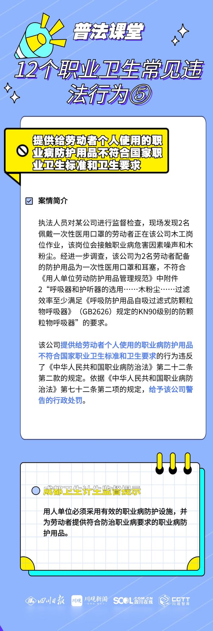 职业病防治法宣传周丨这12个常见违法行为，用人单位一定要知晓