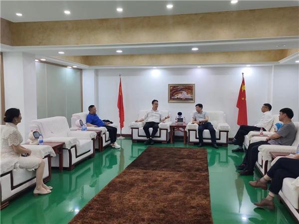 张其峰接见江西省吉安市委常委、常务副市长王大胜