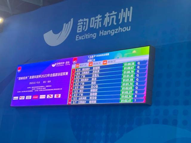 湖北小将彭旭玮获全国游泳冠军赛女子200米冠军
