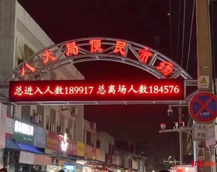 ↑五一期间,淄博八大局便民市场日待客量激增