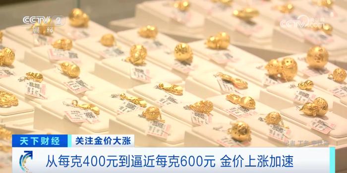 卖爆了！黄金首饰每克直逼600元 销售：“有时一天涨7元”！百克金条回购收益近万