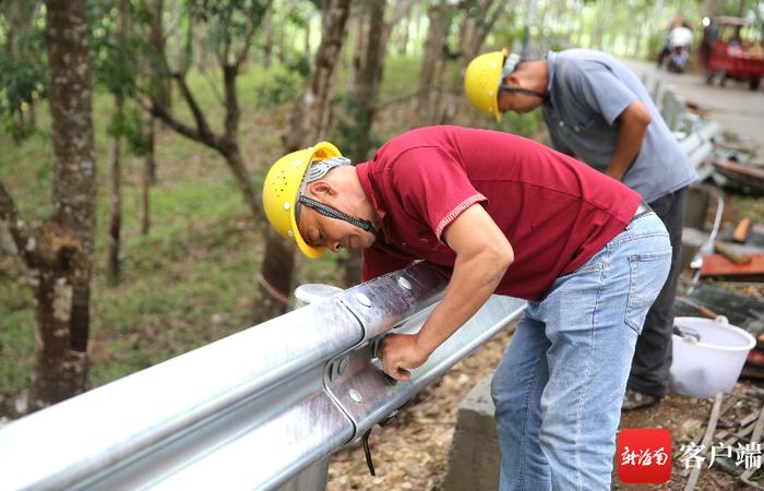 白沙村道安全生命防护工程已开工建设 村民“生产路”更踏实了