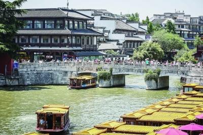 “五一”假期，夫子庙——秦淮风光带和钟山风景区跻身全国热门景区三甲