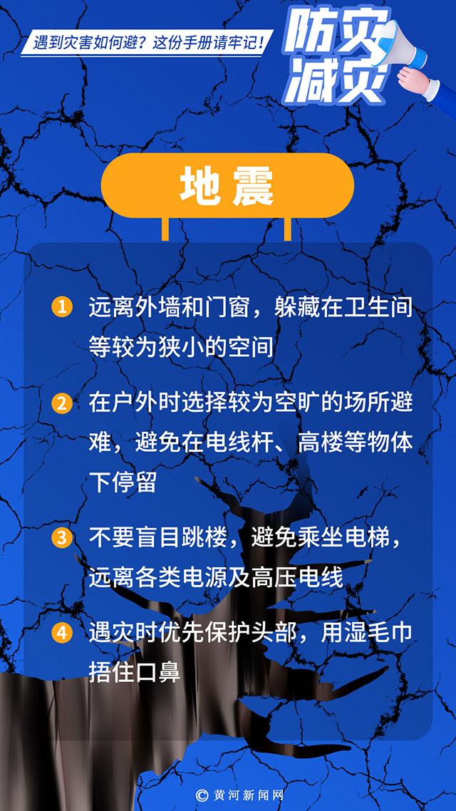 【防灾减灾宣传周】遇到灾害如何避？这份手册请牢记！