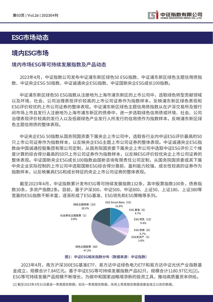 中证ESG月报 | 气候与自然专题：气候相关管理政策框架以及投融资工具梳理