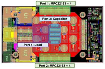 图4提取PCB的S参数需要特定的端口配置。资料:单片电源系统