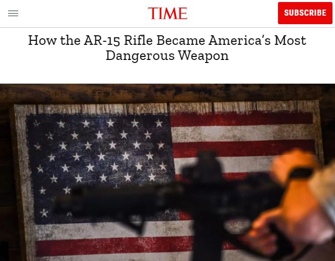 美媒：“一支难禁的AR-15”写下美国大规模枪击事件的悲惨史