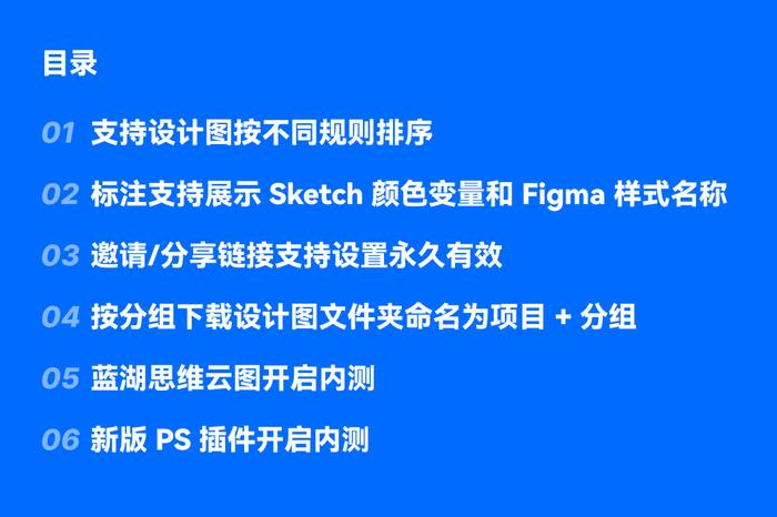 上新了，蓝湖！｜支持设计图按不同规则排序，分享链接支持设置永久有效