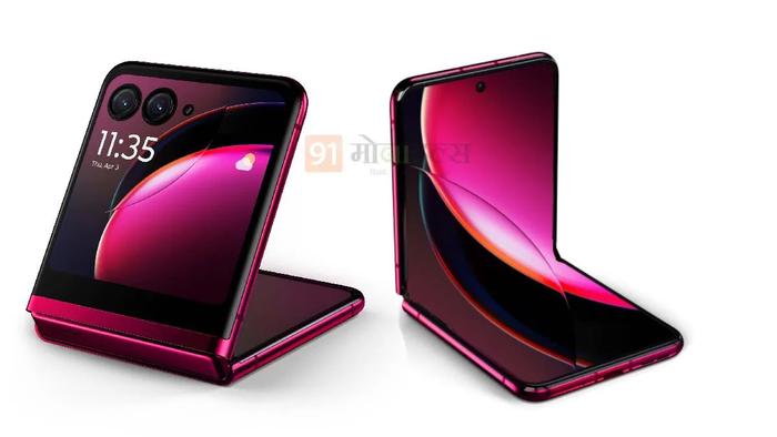 3 种颜色，摩托罗拉 Razr 40 Ultra 可折叠手机渲染图再曝光