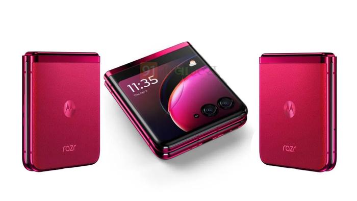 3 种颜色，摩托罗拉 Razr 40 Ultra 可折叠手机渲染图再曝光