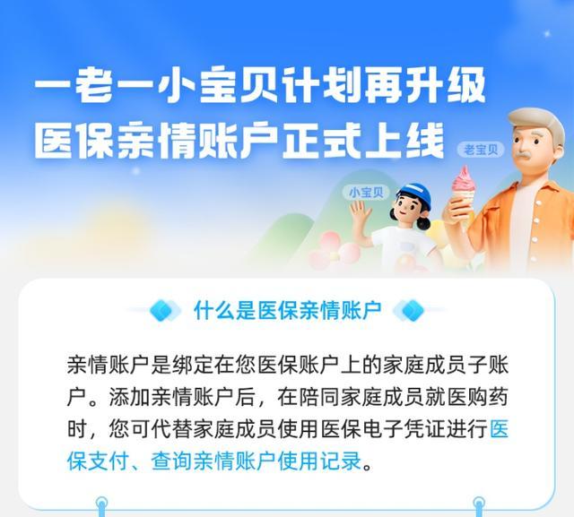 通过支付宝就能代替家人进行医保支付！医保亲情账户上线啦