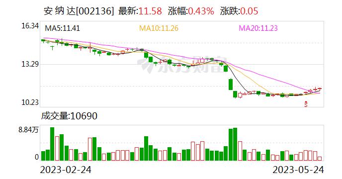 安纳达：杨静辞去公司证券事务代表职务