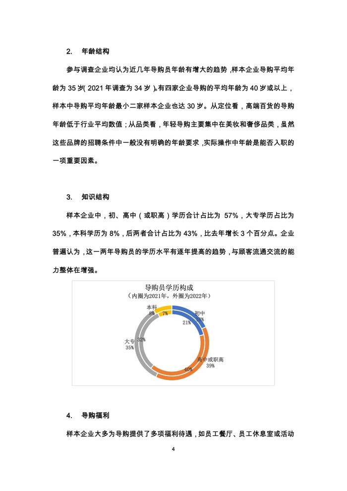 中国百货商业协会：2022导购员职业发展调查报告