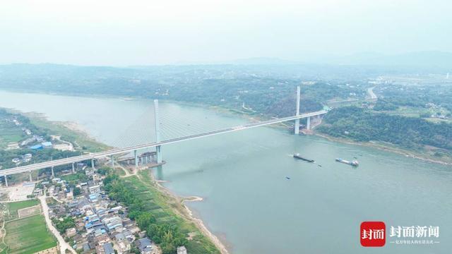 同类桥梁中跨径世界第一 四川泸州神臂城长江大桥正式通车
