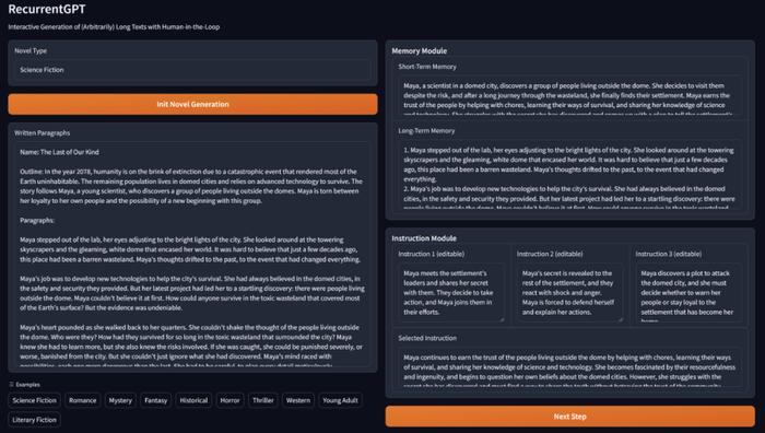 ChatGPT能写长篇小说了，ETH提出RecurrentGPT实现交互式超长文本生成