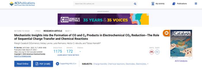 CO2很快成“宝藏”？一个电化学公式竟是游戏规则改变者……