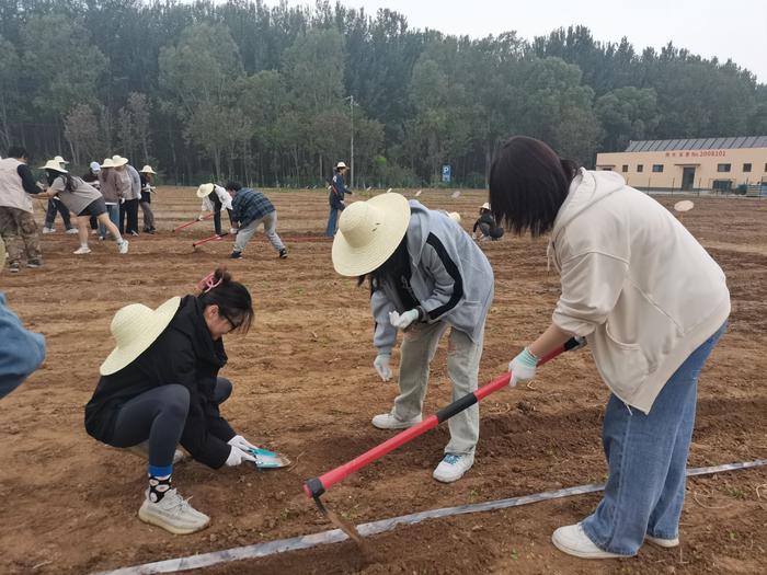 学知识、练技能，北二外把劳动实践课堂搬进田间地头