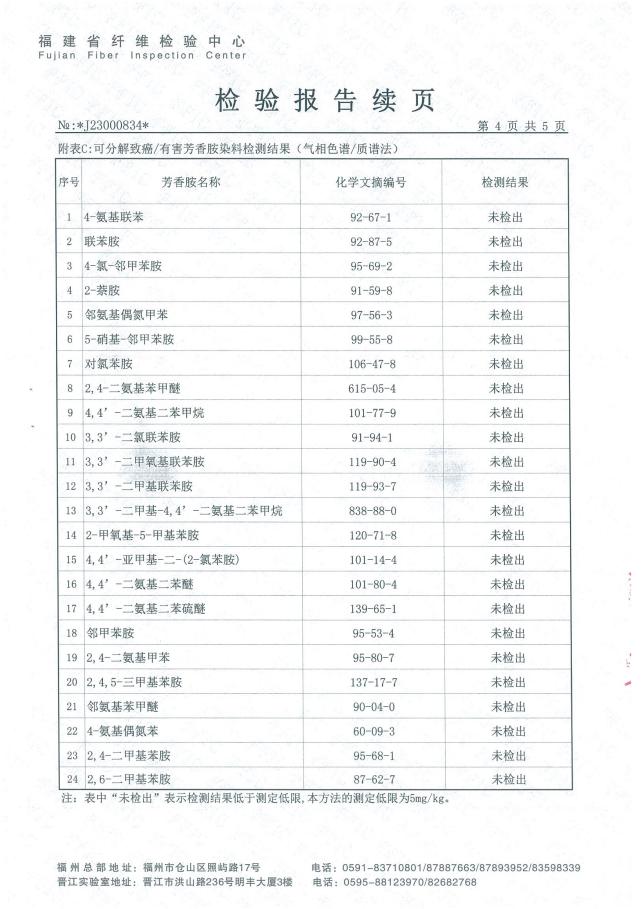 关于儿童服装比较试验反馈公告