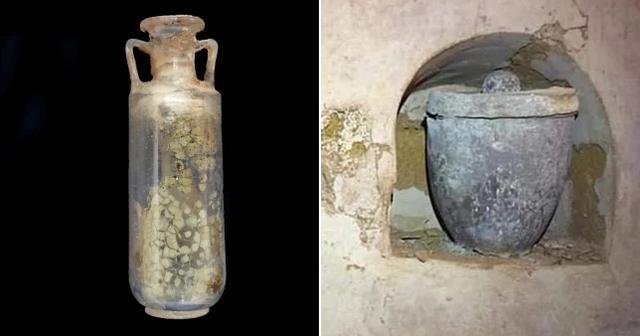 2000年前古罗马香水瓶被打开 内含植物油和广藿香