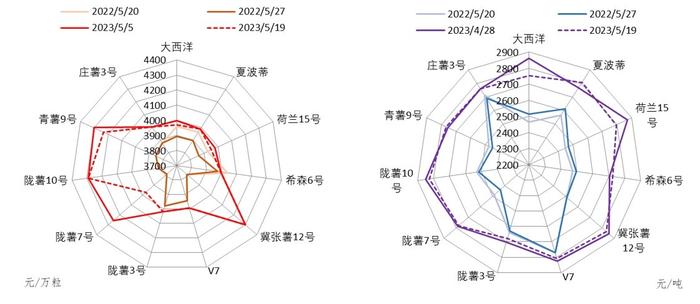 新华指数|5月定西商品薯与种薯高位收关 初级薯制品出厂价格稳中向强