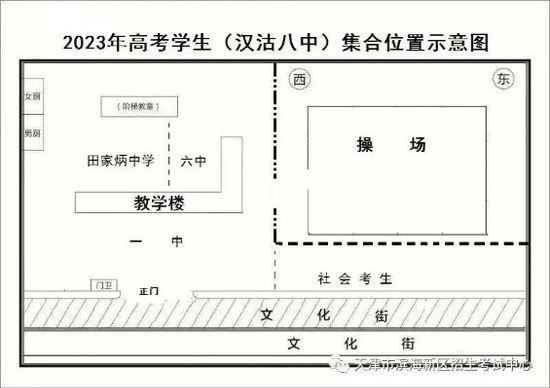 考生请关注丨2023年滨海新区高考考点入场路线图及考场分布示意图发布