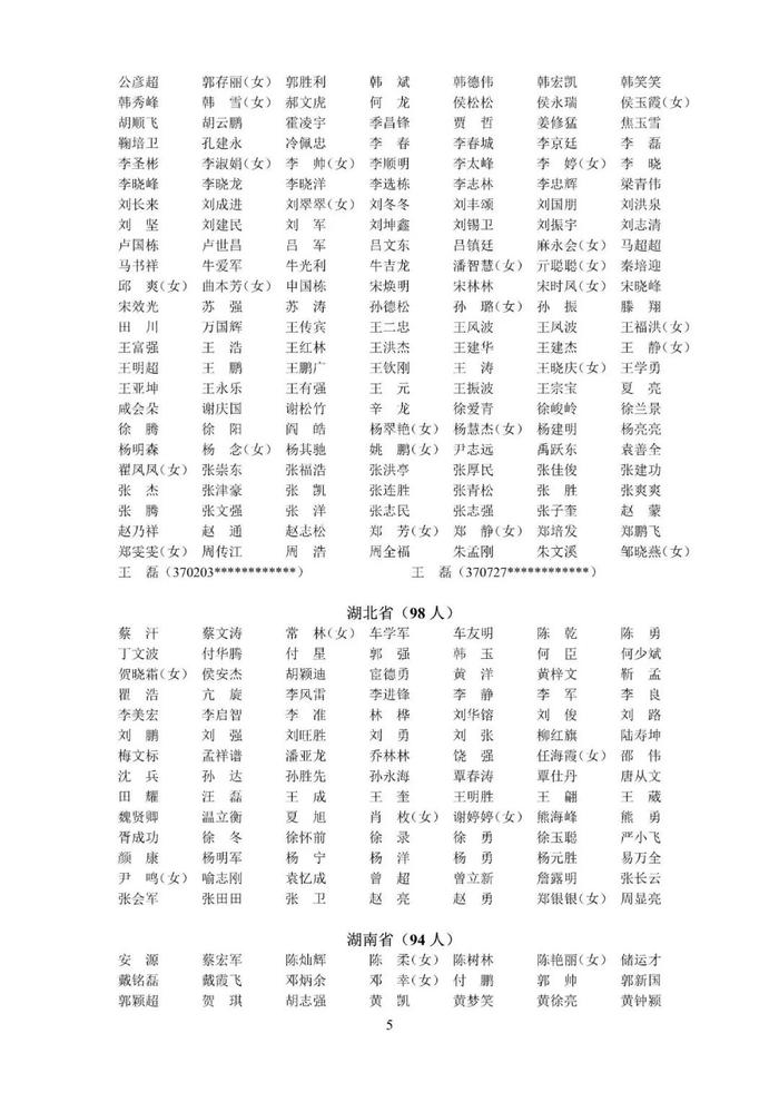 新批次中级注安师注册人员名单公布！