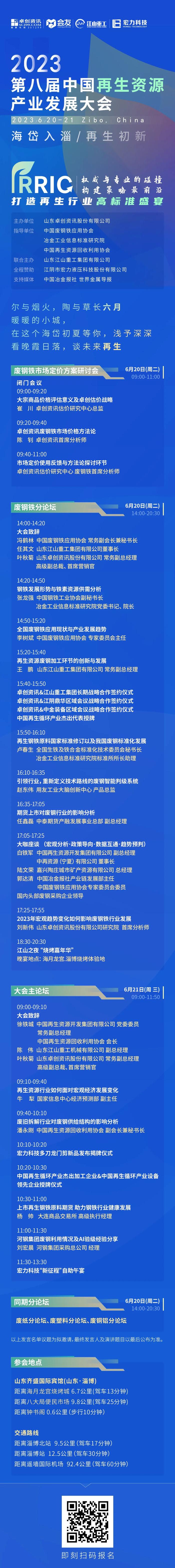 中国再生资源开发集团有限公司邀您参加2023第八届中国再生资源产业发展大会