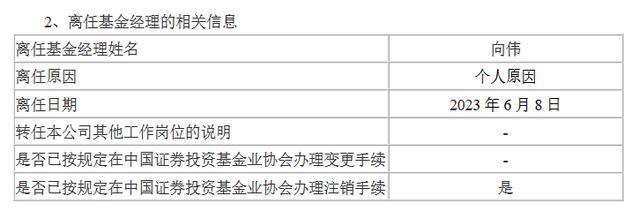 浙商基金向伟离职，卸任9只基金，7只任职回报为负