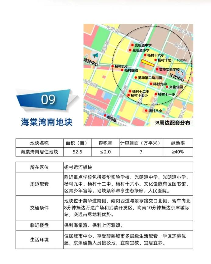 全是好地块！11宗优质住宅地，武清土地推介会亮“尖货”