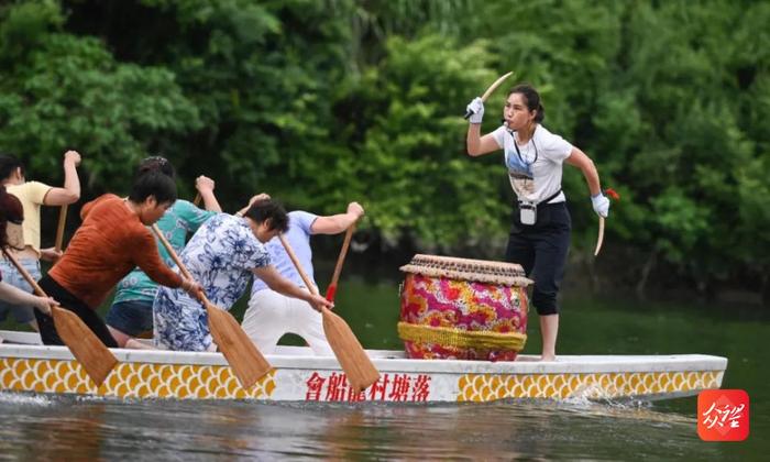 【组图】贵州松桃：松江河上鼓声急 奋力备战龙舟赛