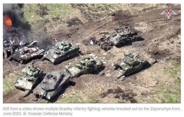 乌军被曝已损失16辆“布拉德利”步战车，五角大楼：无法证实