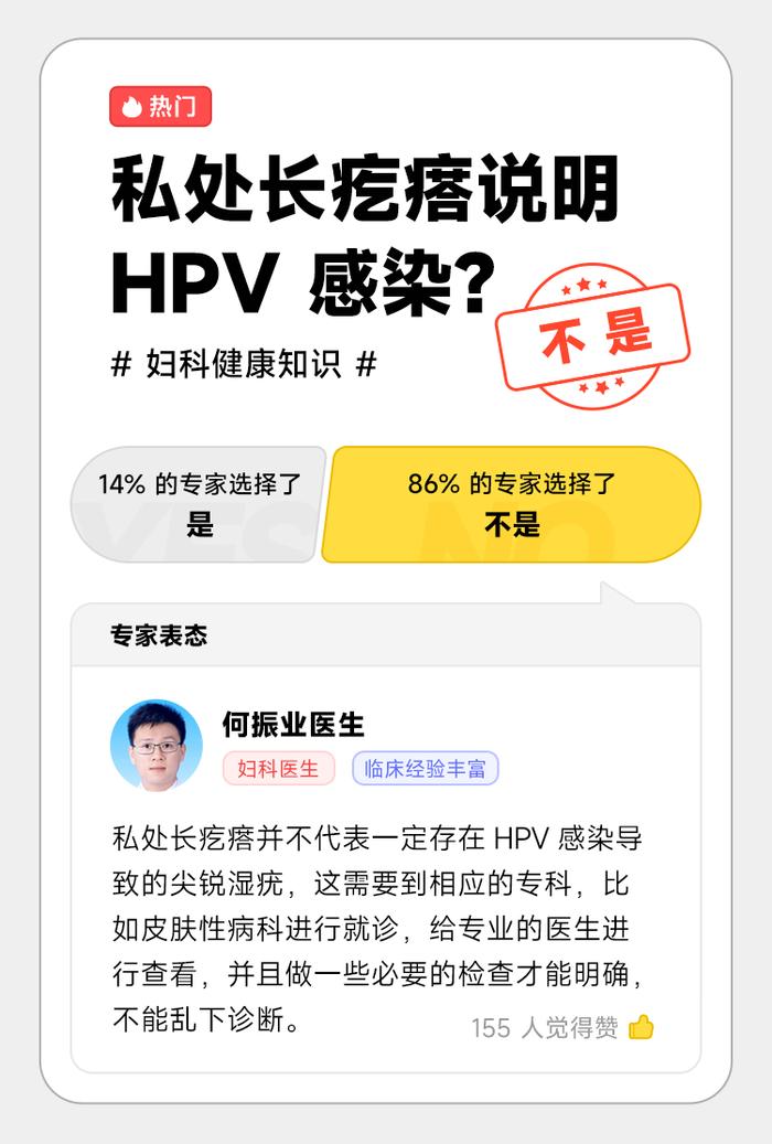 请问医生：私处长疙瘩是感染了 HPV 吗？