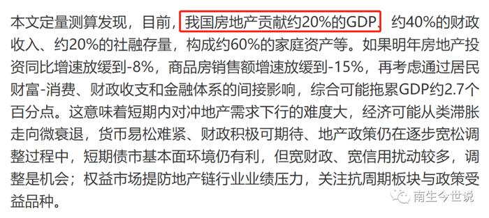 辟谣！房地产，在我国GDP中占比没有达到20%，不是美国的数倍