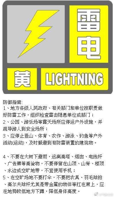 今天雷雨大风冰雹齐上阵！北京发布雷电黄色预警