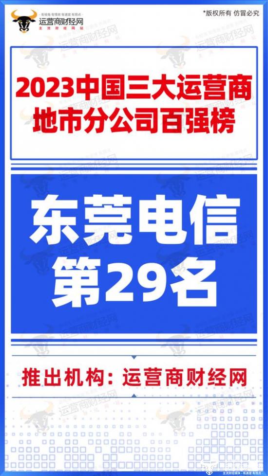 揭秘东莞电信在全国地市分公司中排名如何？总经理王亮今年新上任