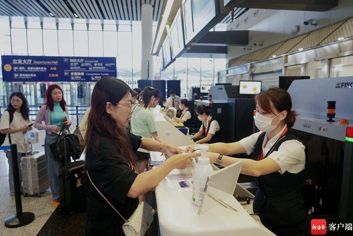 旅客请注意！海口美兰机场T2值机柜台临时调整